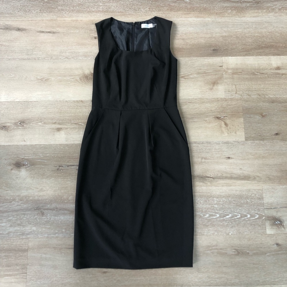 Calvin Klein Black Sleeveless Sheath Dress, Size 4